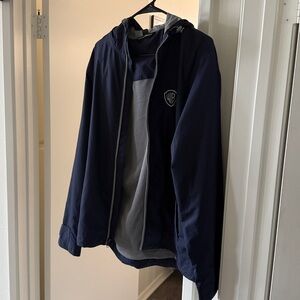 Warner Bros Dark Blue Hooded Jacket
